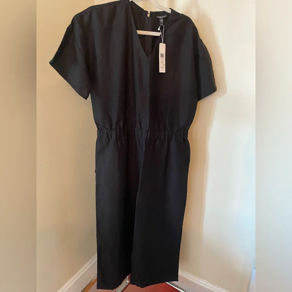 Eileen Fisher cropped jumpsuit - Picture 4 of 4